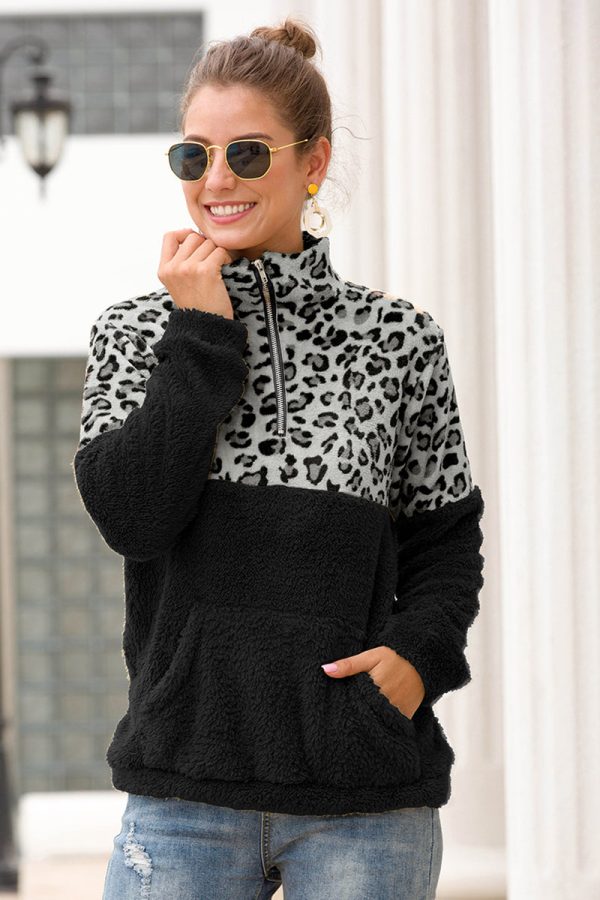 Jorie™ | Zweifarbiges Zip-Up-Sweatshirt Online-Verkauf – Bild 2