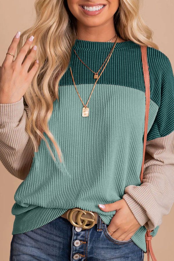 Danna™ | Langarmpullover mit Kontrast Zu verkaufen – Bild 5