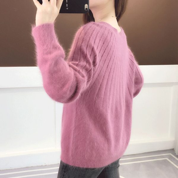 Fluffina - Flauschig weicher Pullover Mode – Bild 4