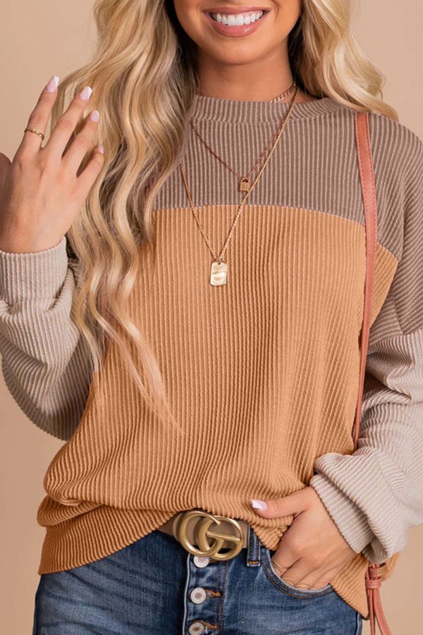 Danna™ | Langarmpullover mit Kontrast Zu verkaufen – Bild 4