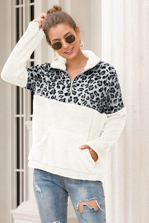 Jorie™ | Zweifarbiges Zip-Up-Sweatshirt Online-Verkauf – Bild 3