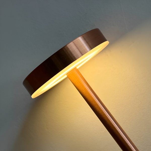 RetroGlow - Retro-inspirierte LED-Tischleuchte mit kabelloser & USB-Ladung Zu verkaufen – Bild 4
