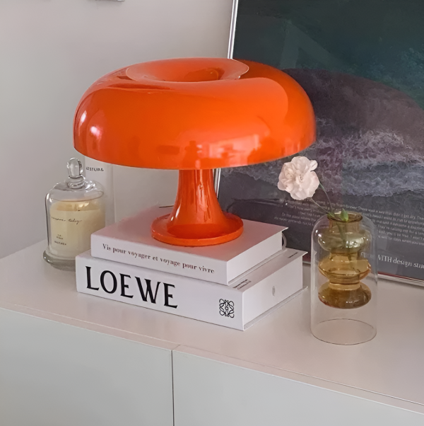 Vintage Sunrise - Vintage-inspirierte LED-Pilz-Tischlampe Angebot – Bild 2
