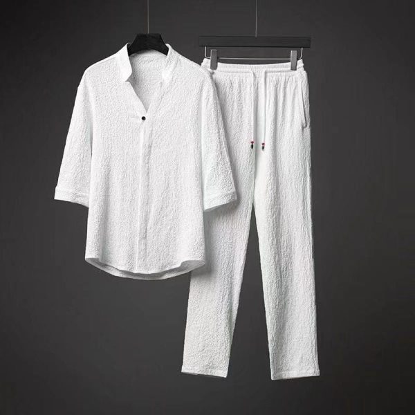 2-teiliges Sommerset aus Leinen | Lively™ Im Angebot – Bild 2