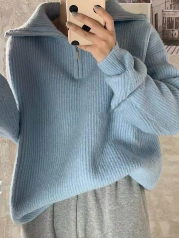 WOLF Übergroßer Reißverschluss Pullover Online-Verkauf – Bild 2
