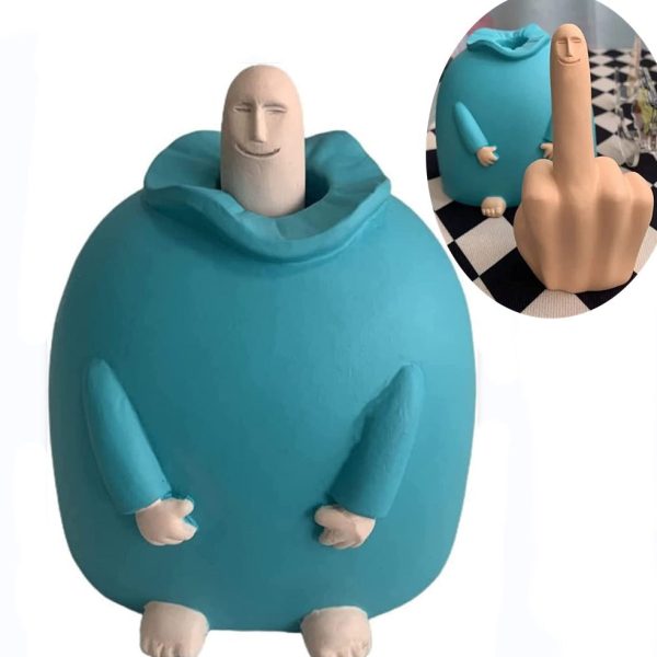 FroherFinger™ - Mittelfinger-Statue Mode – Bild 3