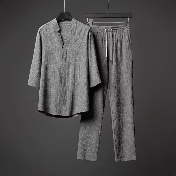 2-teiliges Sommerset aus Leinen | Lively™ Im Angebot – Bild 3