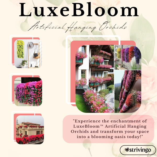 LuxeBloom™ Künstliche Hängende Orchideen | KAUF 1 ERHALTE 2 (Füge beliebige 2 zum Warenkorb hinzu) Online – Bild 3