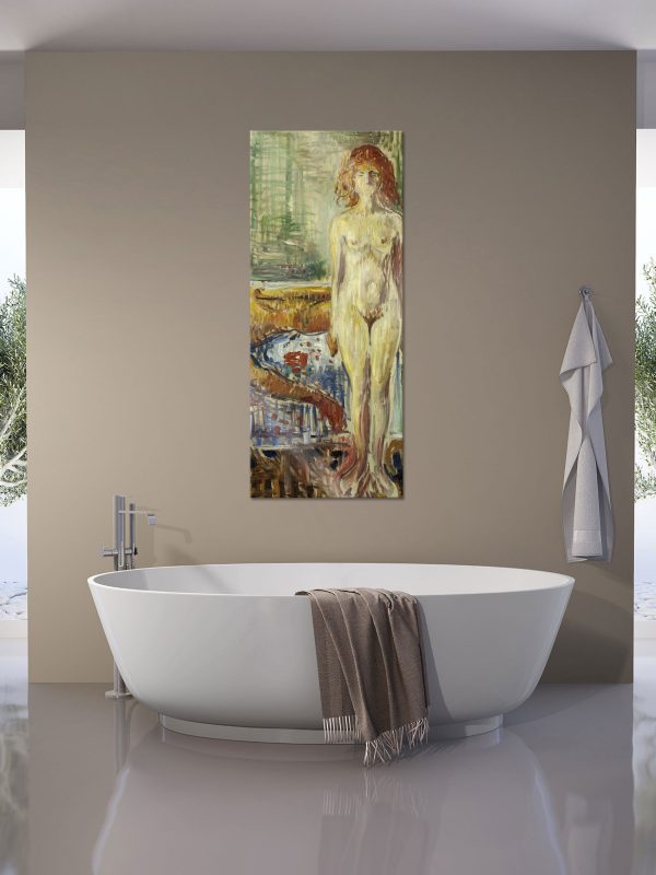 Edvard Munch - Der Tod des Marat II, Glasbild Panorama Rabatt – Bild 4