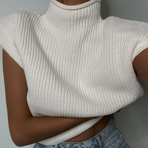 WOLF Ärmellos gestrickt Pullover Im Angebot – Bild 3