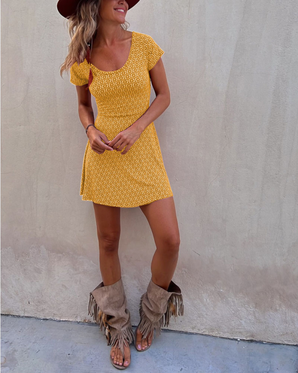 Bobbi™ - Bedrucktes Sommerkleid mit kurzen Ärmeln Verkauf – Bild 2