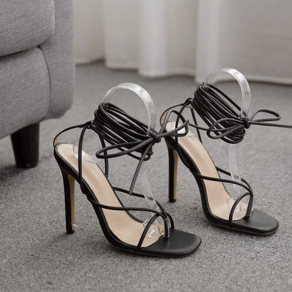 LEBEX - Kreuzriemchen-Highheels Rabatt – Bild 4