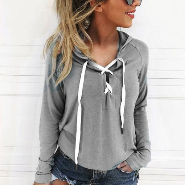 Laceur – Ein stylisher Hoodie mit Schnüren Rabatt – Bild 4