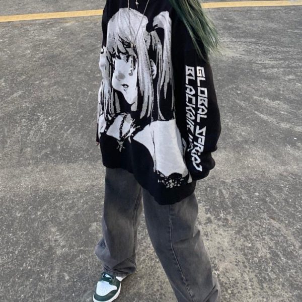 WOLF Anime Loser Pullover Mode – Bild 3