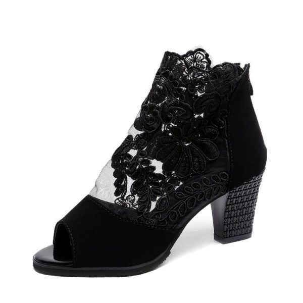 LaWolf – stylishe hohe Schuhe mit Spitze Rabatt – Bild 2