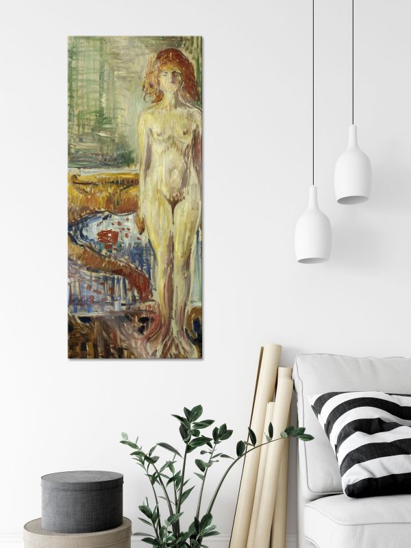 Edvard Munch - Der Tod des Marat II, Glasbild Panorama Rabatt – Bild 3