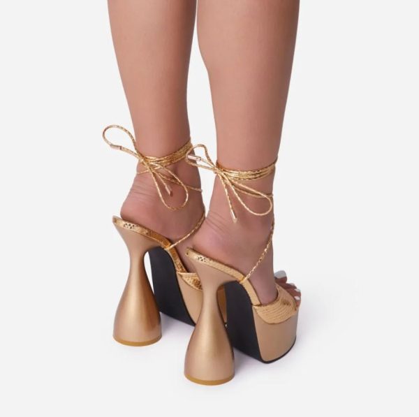 WOLF Offene Spitze Party High Heels Online-Verkauf – Bild 3
