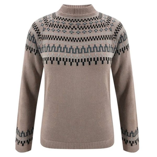 Gerade bedruckte Ärmel Pullover Zu verkaufen – Bild 2