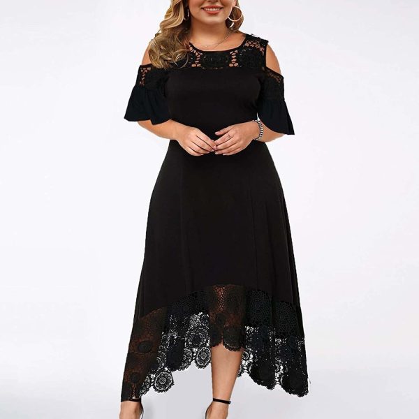 Sarah™ - Trägerloses Kurzärmliges Kleid Online – Bild 4