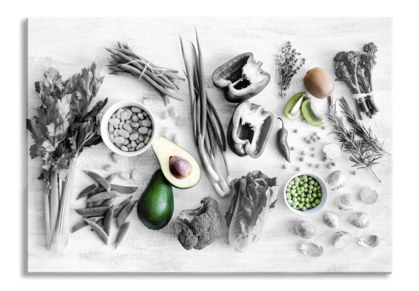 Gemüse und Obst Vielfalt, Glasbild Zu verkaufen