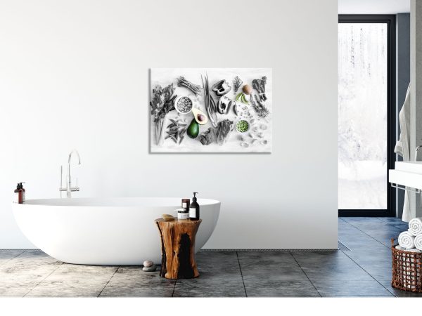 Gemüse und Obst Vielfalt, Glasbild Zu verkaufen – Bild 4