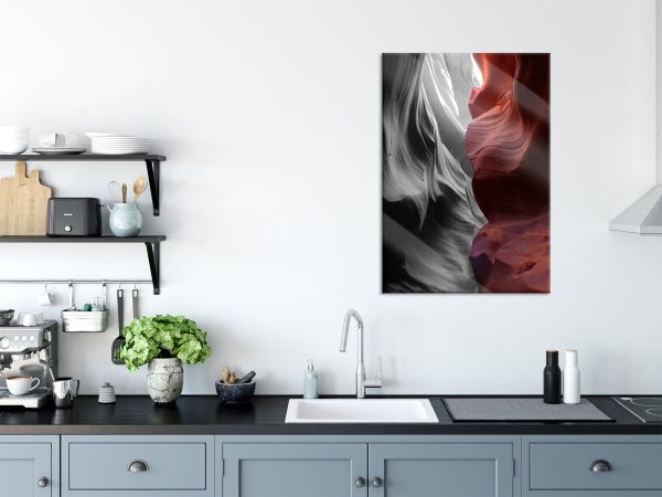 toller Antelope Canyon, Glasbild Angebot – Bild 3