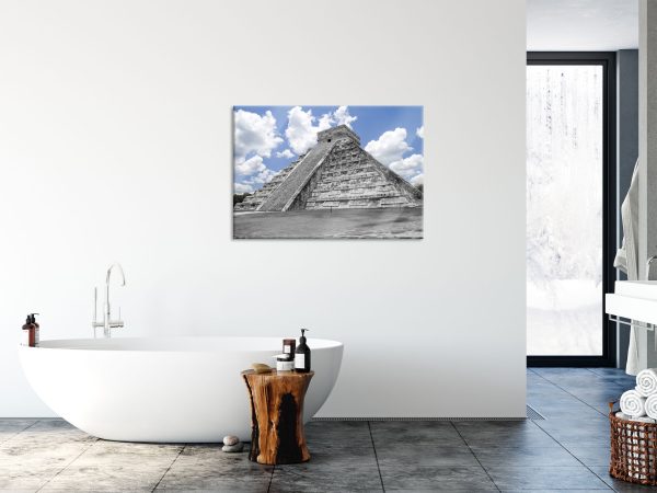 beeindruckende Maya Pyramide, Glasbild Online – Bild 4