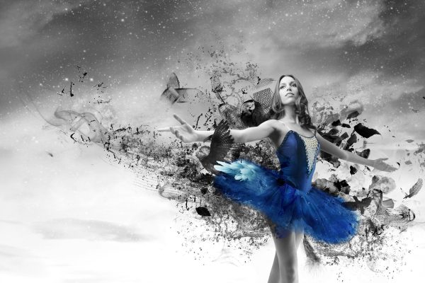 schöne Ballerina, Glasbild Online – Bild 5